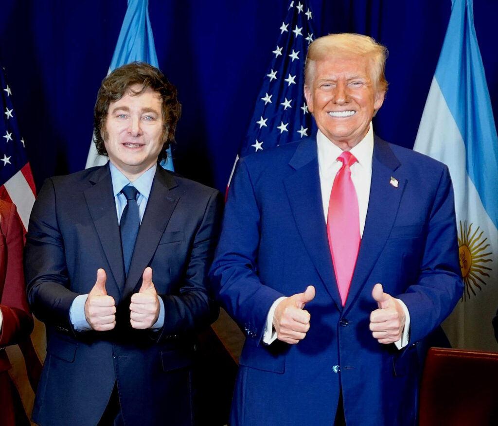 NOTICIAS ARGENTINAS BAIRES, Donald Trump y Javier Milei