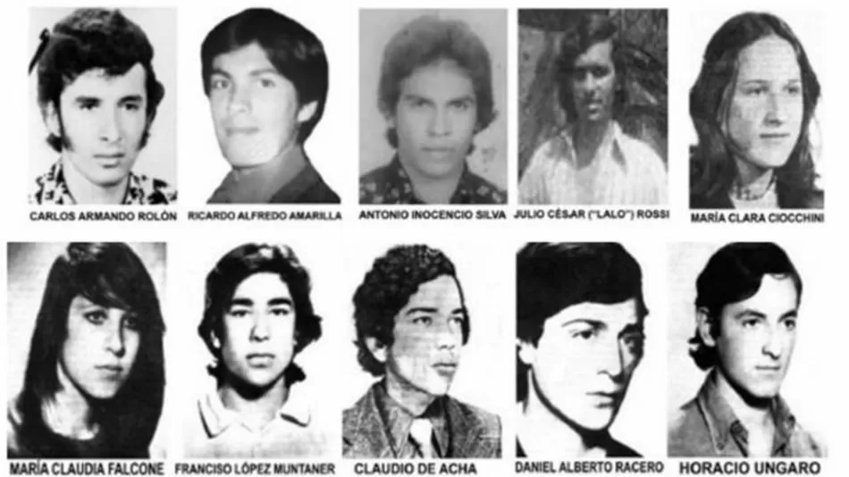 Jóvenes Detenidos-desaparecidos la noche de los lápices el 16 de septiembre de 1976