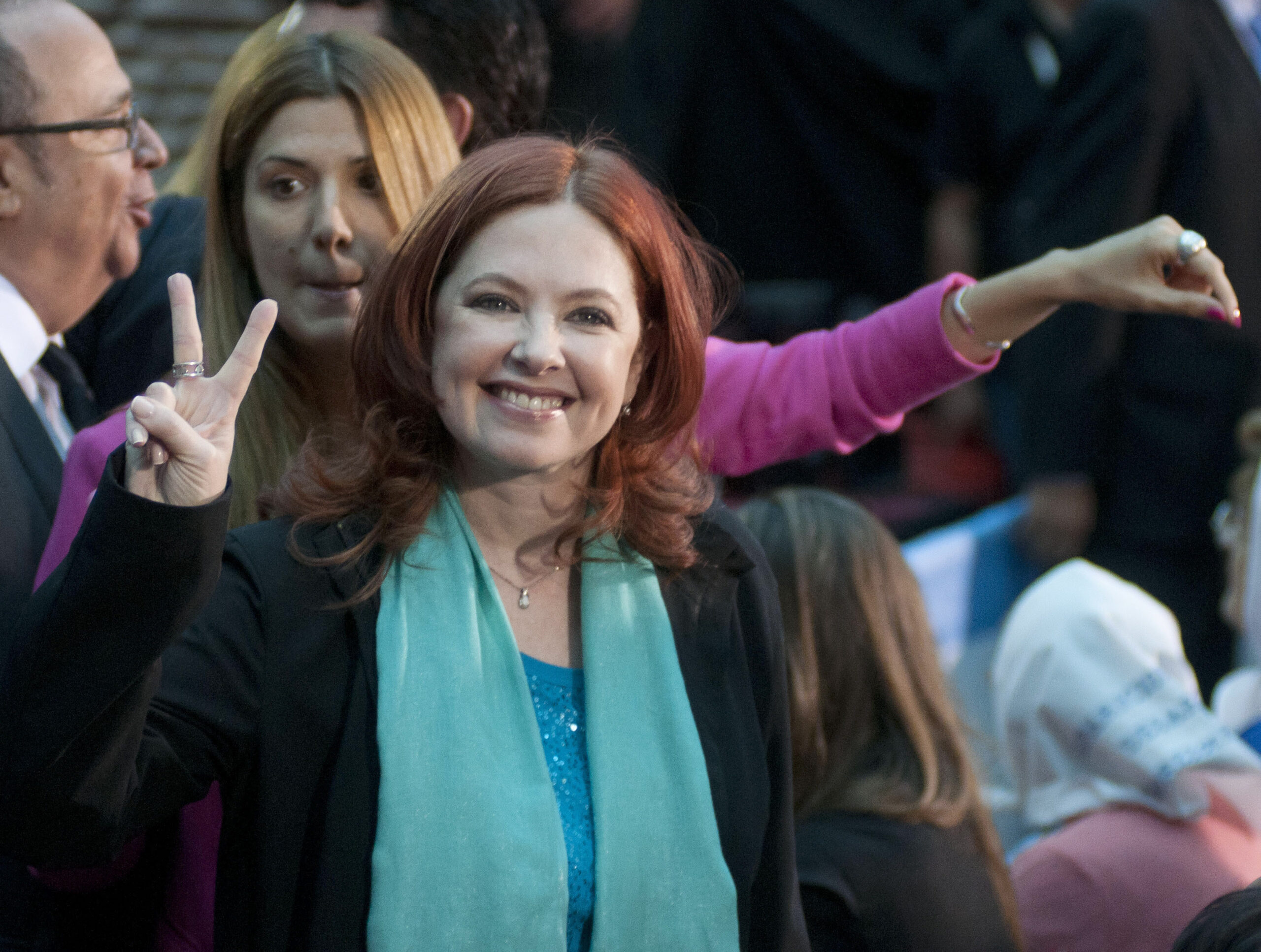 Andrea Del Boca fue absuelta en la causa por supuestas irregularidades en el manejo de fondos públicos destinados a la realización de la novela "Mamá Corazón" Foto NA: MARCELO CAPECE