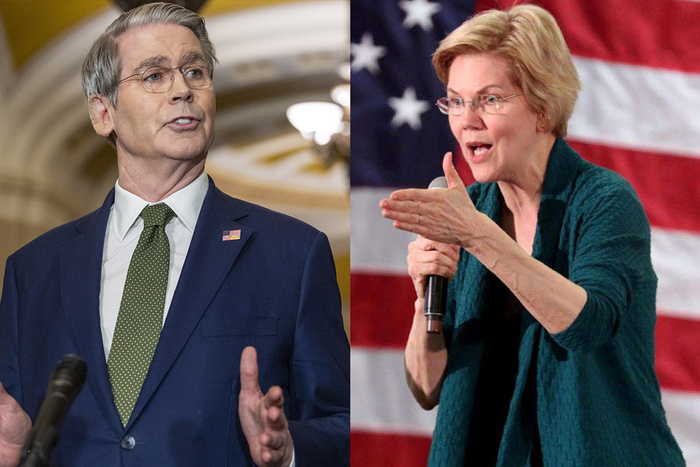 Scott Bessent responde con dureza a senadora Warren
