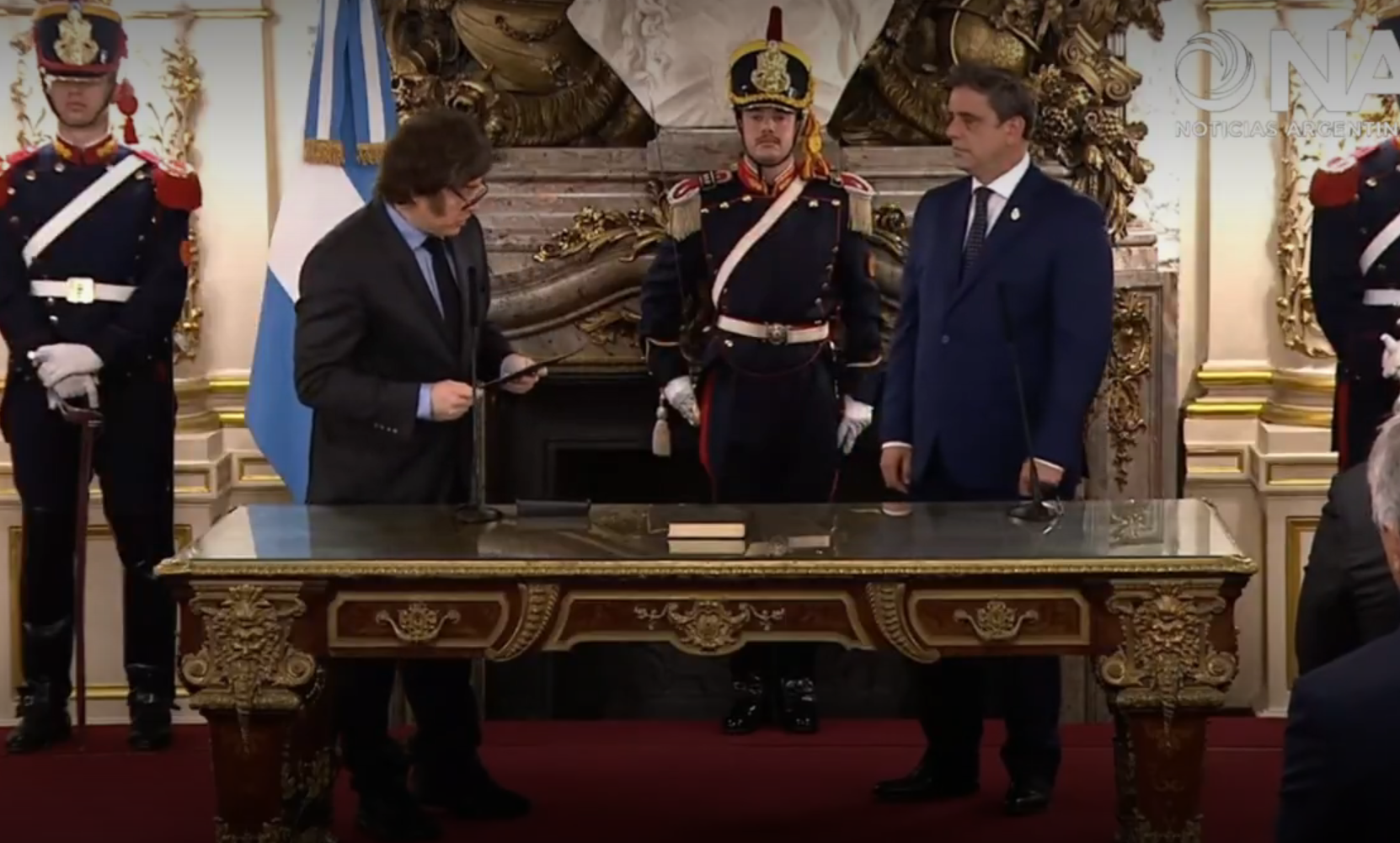 Captura Pantalla Jura Nuevo Ministro del Interior