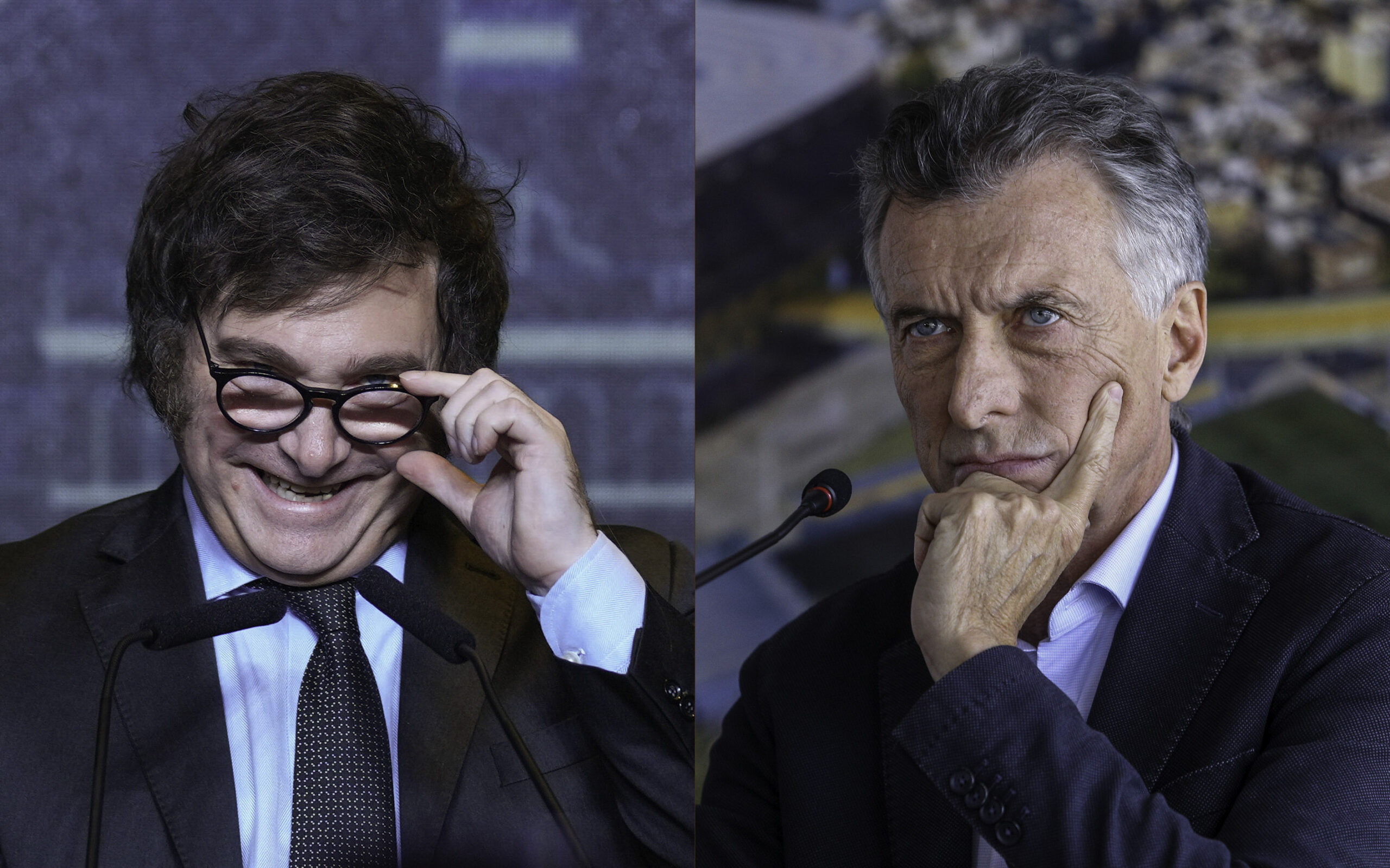 Javier Milei y Mauricio Macri