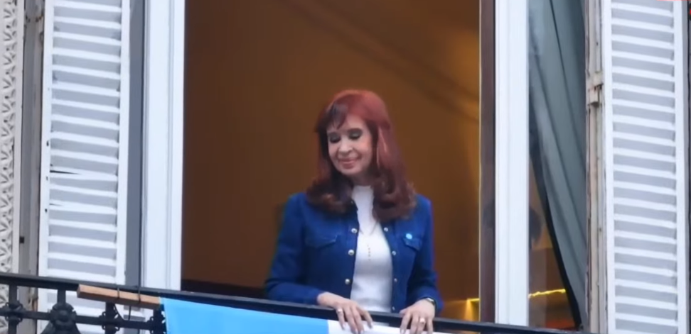 La expresidenta Cristina Kirchner . Foto: captura de pantalla.