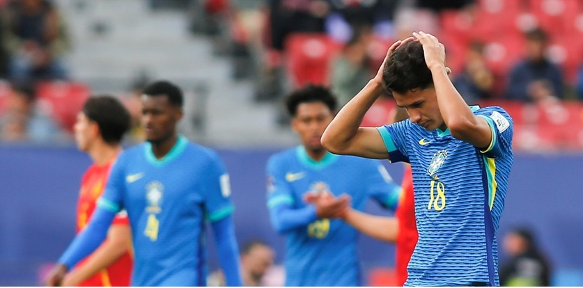 Brasil fue eliminado por España el pasado sábado en el Mundial Sub-20