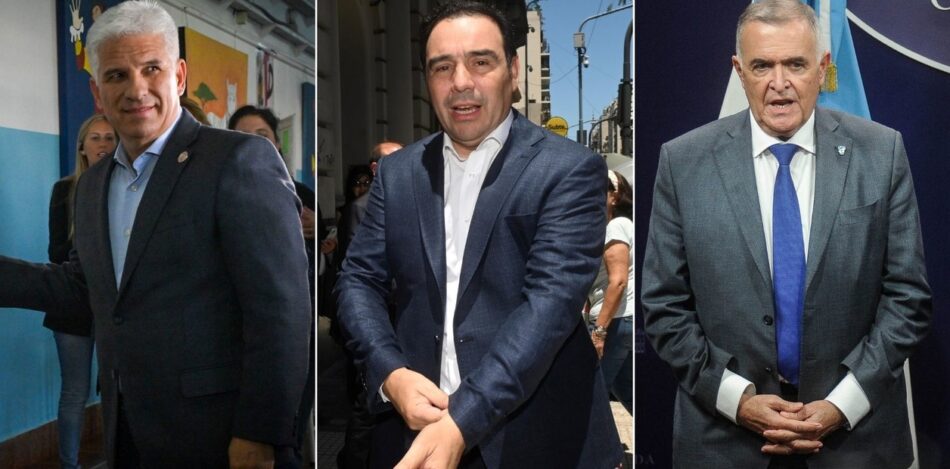 Gobernadores Poggi, Valdés y Jaldo