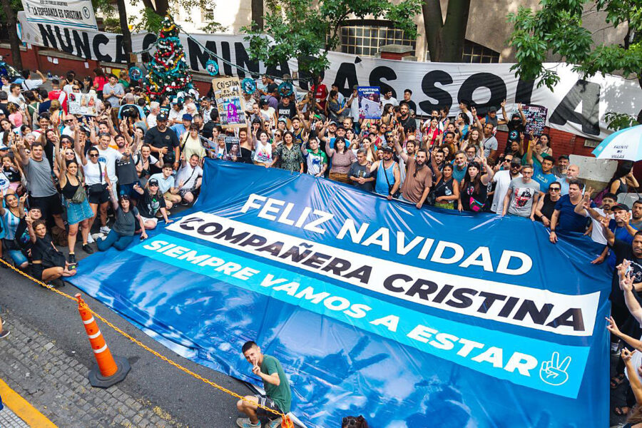 Cristina Kirchner en el Otamendi