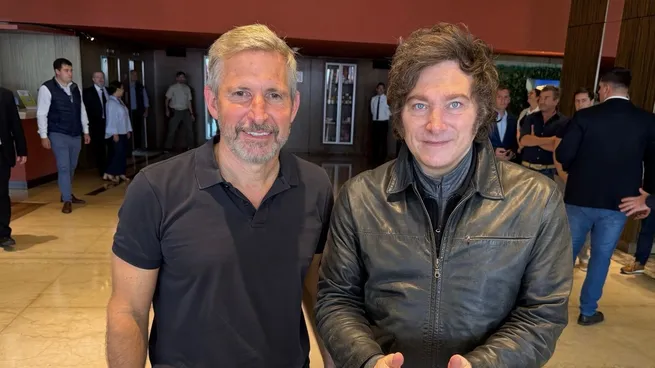 Rogelio Frigerio, Gobernador de Entre Ríos junto a Javier Milei