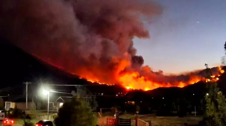 Incendios en Chubut
