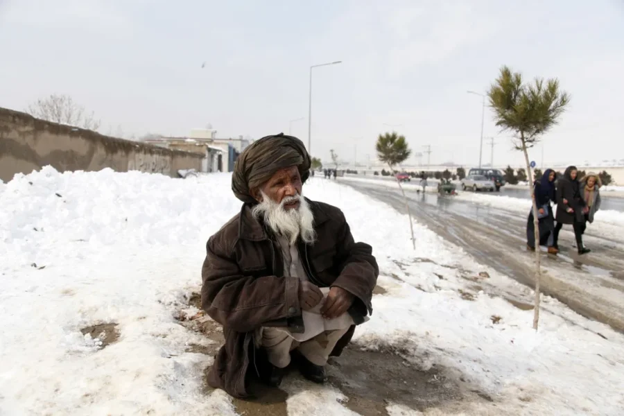 El invierno más crudo en Afganistán en 10 años