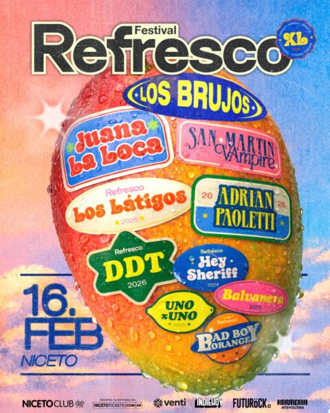 Próxima edición del festival Refresco en Niceto Club.