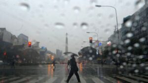 Lluvia sobre el AMBA