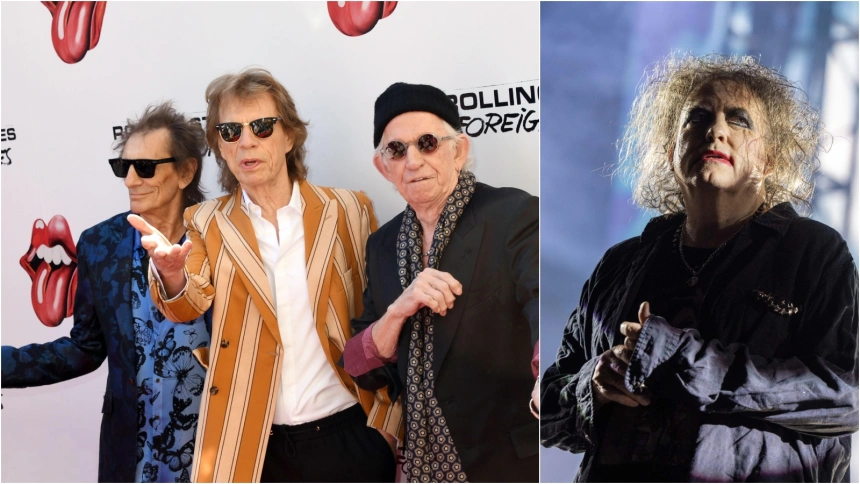 Robert Smith y los Rolling Stones