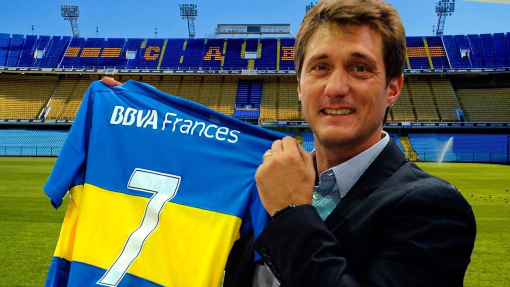 Guillermo con la de Boca