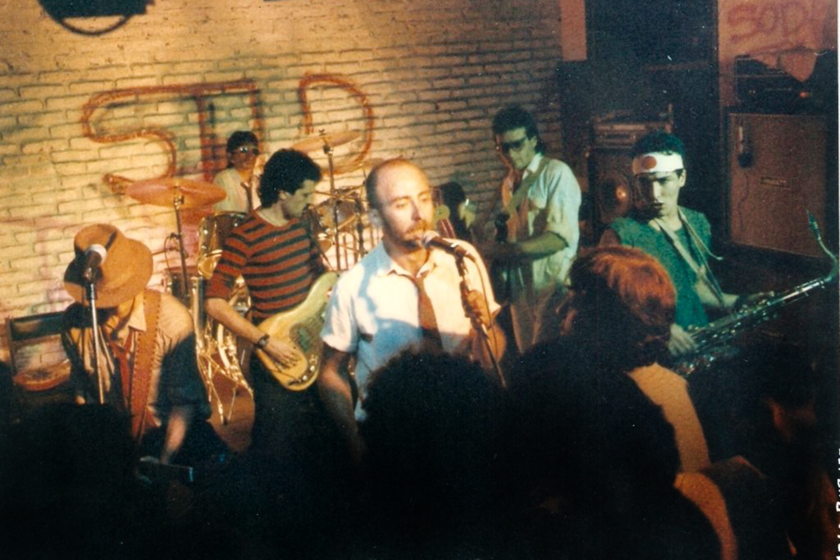 Los Redondos en la presentación de Oktubre