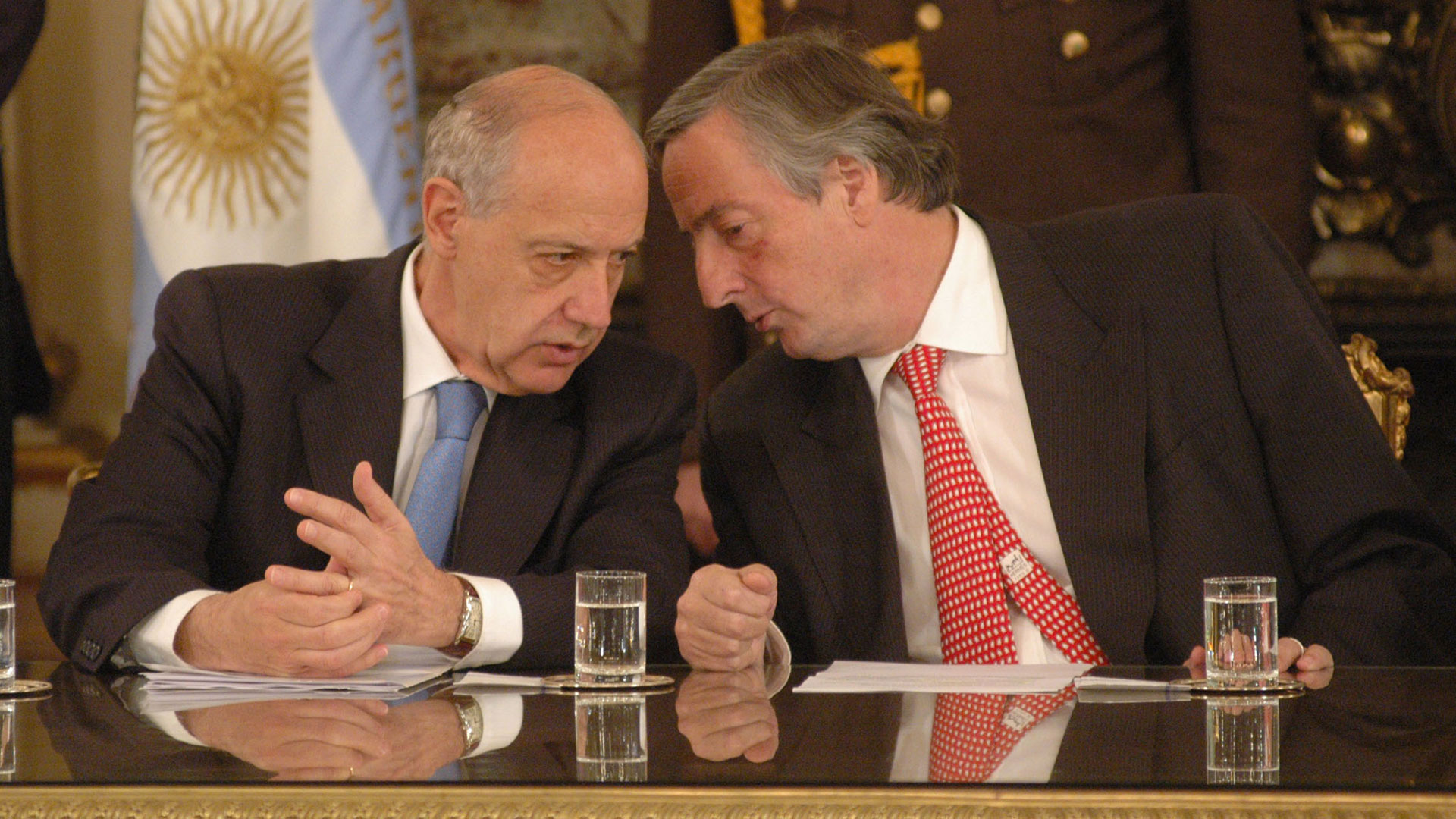 Néstor Kirchner y Roberto Lavagna