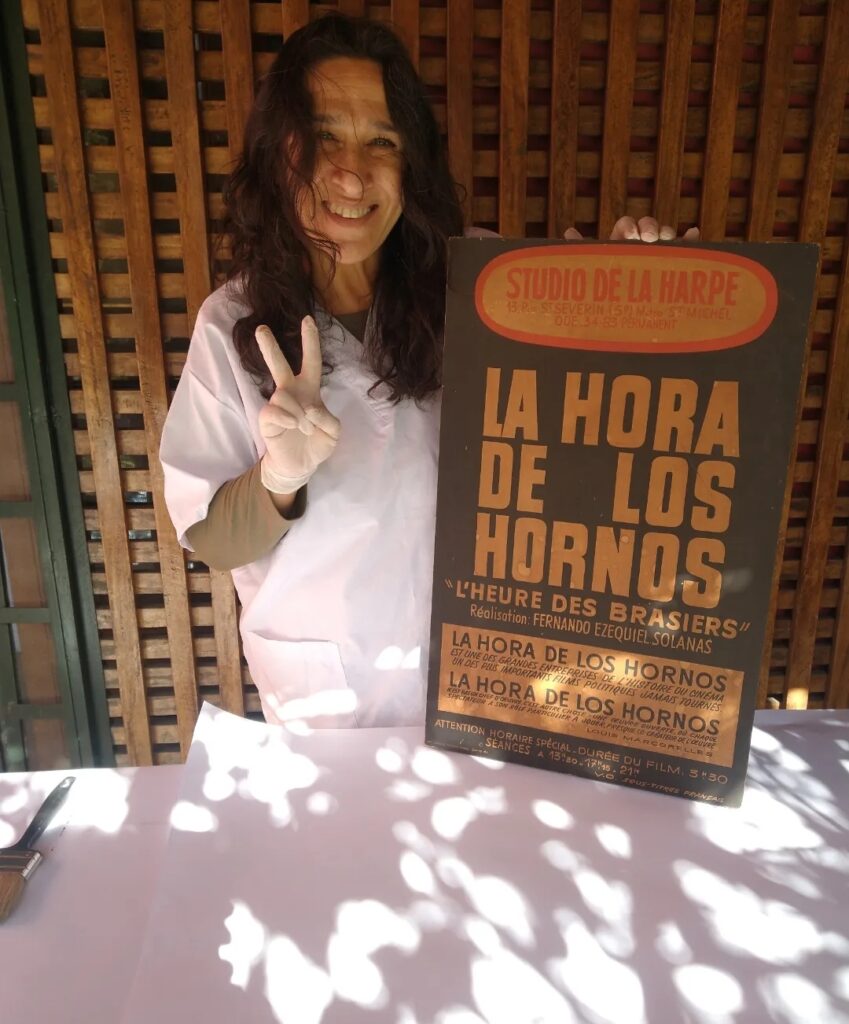 Valeria Pedelhez, importante figura también a la hora de mantener la obra de Pino Solanas
