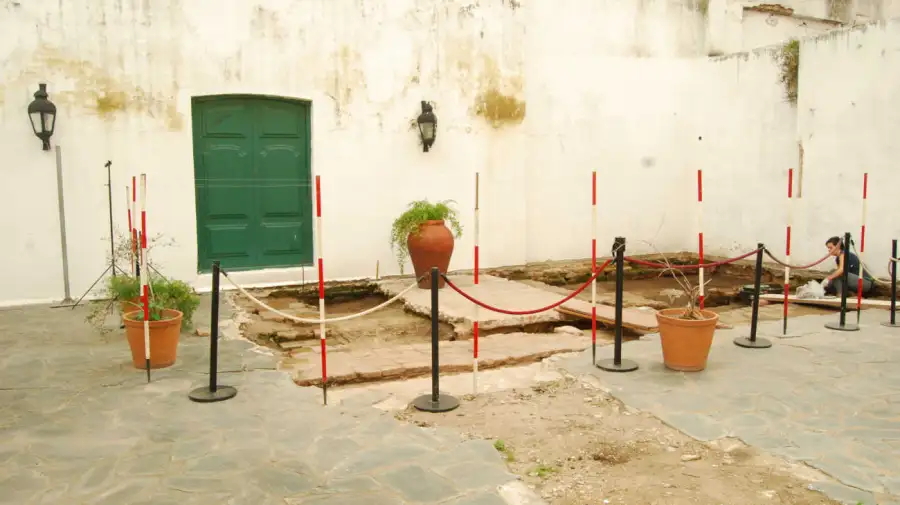Excavaciones en la ex casa del Virrey Liniers