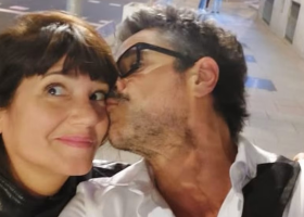 Griselda Siciliani y Luciano Castro juntos en Europa